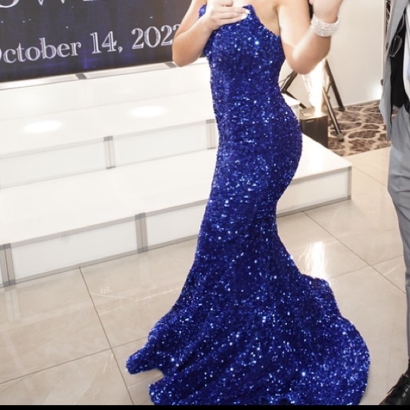 Portia and Scarlett Dresses & Skirts - Portia and Scarlett Royal Blue Gown